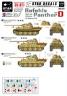 Star Decals 35-877, Decals for Befehls Panther Ausf D. Staff and HQ tanks , 1:35