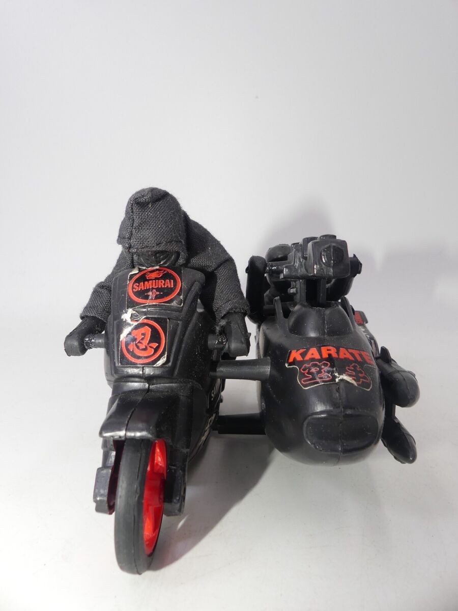 80'S VINTAGE FRICTION POWERED RETRO TOY NINJA RIDER BIKE 80'S VINTAGE FRICTION POWERED RETRO TOY NINJA RIDER BIKE