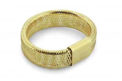 elastischer Ring aus 18kt 750/1000 Gelbgold für alle Finger geeignet
