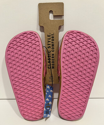 VANS & The Simpsons COLLAB Pink D’ohnuts Slide On Shoes Mens Size 8 Sandals Vans x The Simpsons Slides D main image 4