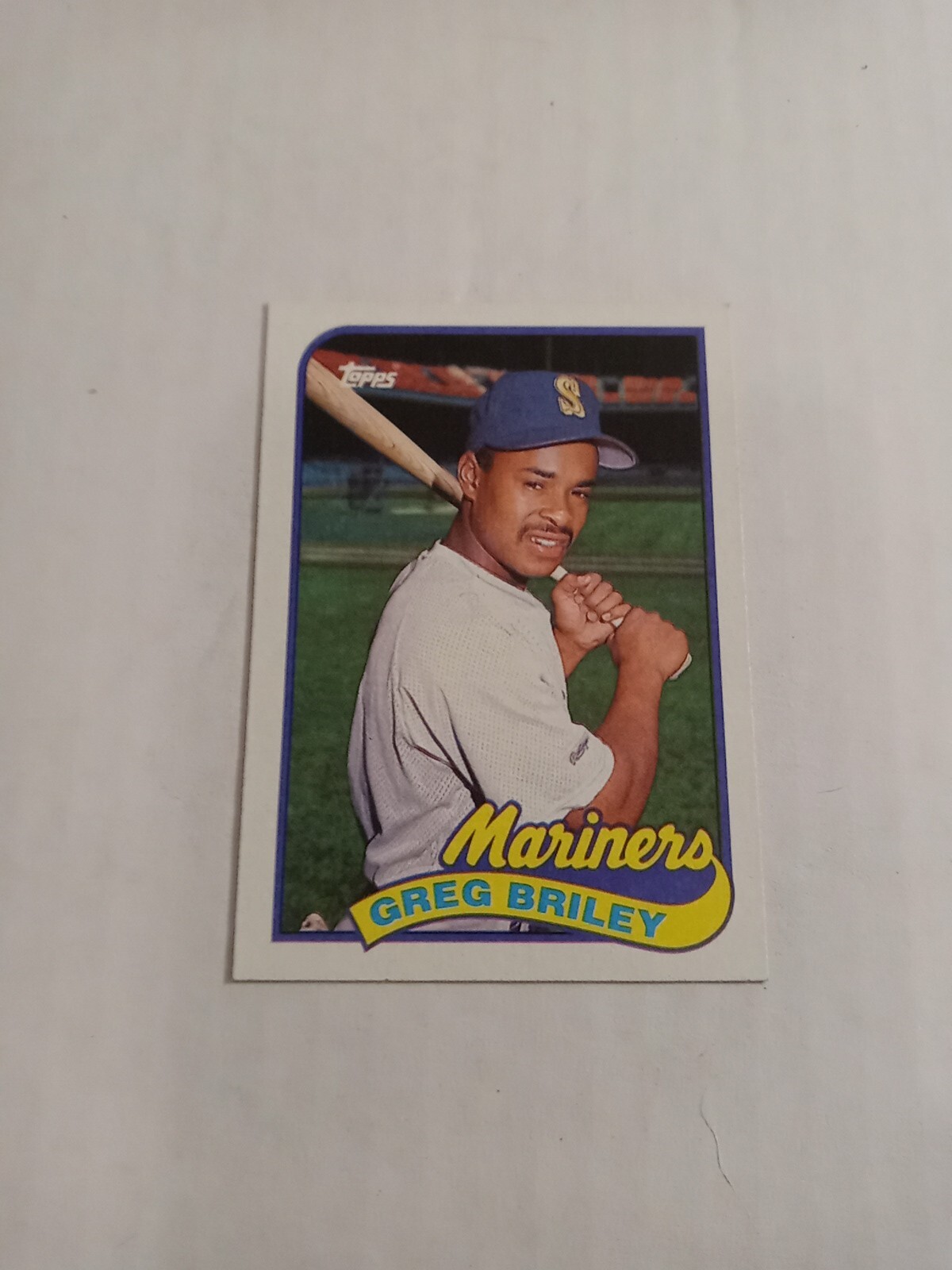 1989 Topps Greg Briley - Seattle Mariners - #781 Nr Mint Baseball Card Rookie