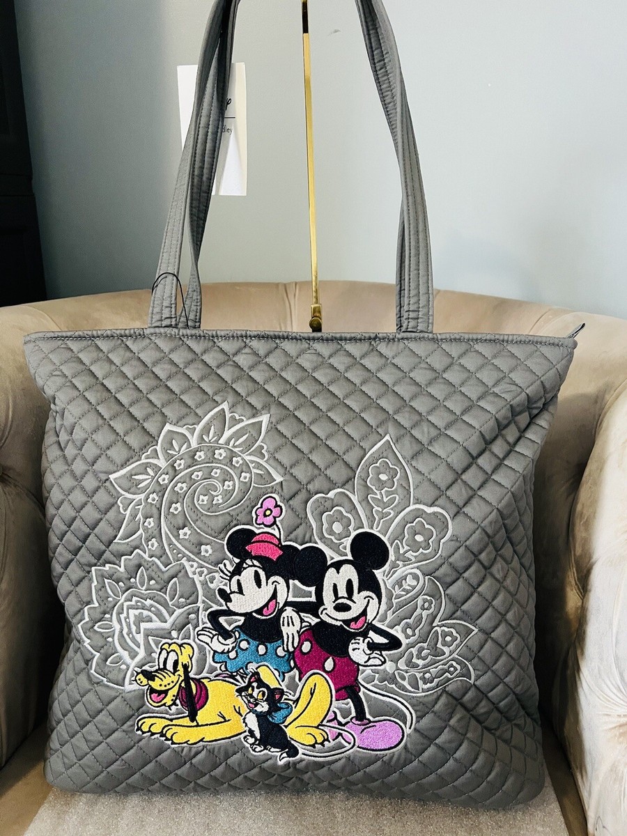Vera Bradley Disney Large Iconic Vera Tote Bag MICKEY Minnie Mouse