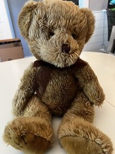 20  Light Brown Plush Stuffed Teddy Bear With Bow