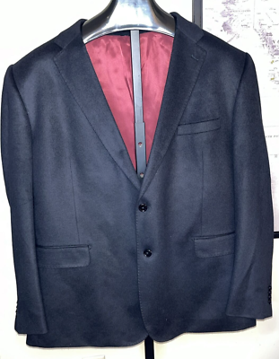 Neiman Marcus Men’s 50R Black Cashmere Blazer