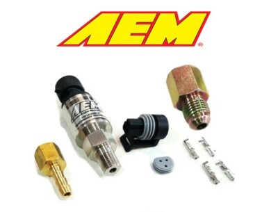 SENSORE pressione 7 BAR AEM 30-2130-7 AN4 10x1.0 MAP acciaio inox