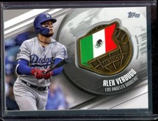 2020 Topps Global Game Medallion Mexico Alex Verdugo #GGM-AV Los Angeles Dodgers