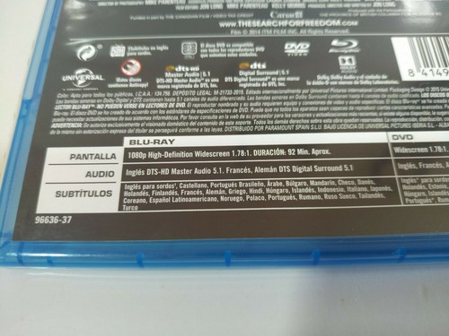 The Search For Freedom Jon Long - Blu-Ray + DVD Español Ingles Aleman - 3T - Imagen 3 de 4