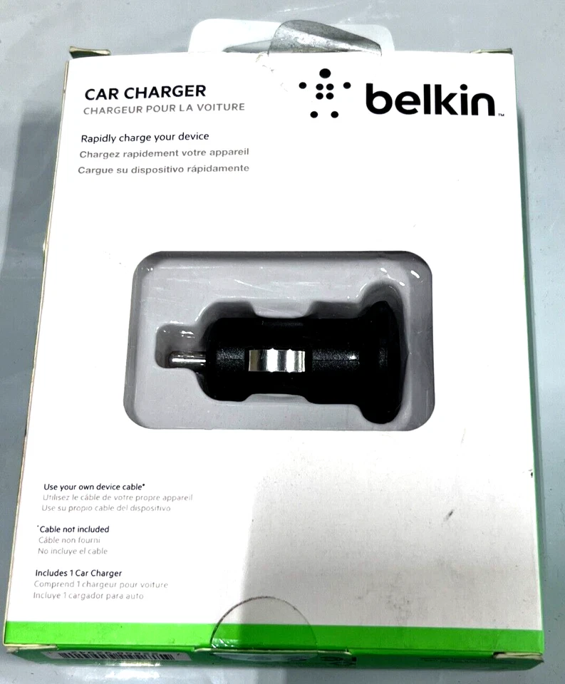 Автомобильное зарядное устройство компактного дизайна Belkin 2,1 А для устройств iOS и Android — РОЗНИЧНАЯ ПРОДАЖА - Изображение 3 из 3
