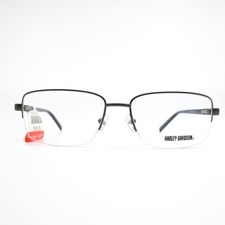Harley-Davidson Eyeglasses Frames HD0734 009 gray Blue Half Rim 59-17-145