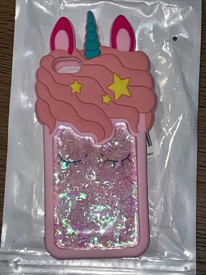 Apple iPhone 5/5s Linda Dibujos Animados Bebé Unicornio Goma Líquida Estuche Cubierta A833 Foto 2 de 2