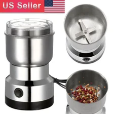 Electric Coffee Bean Grinder Nut Seed Herb Grind Spice Crusher Mill Blender NEW
