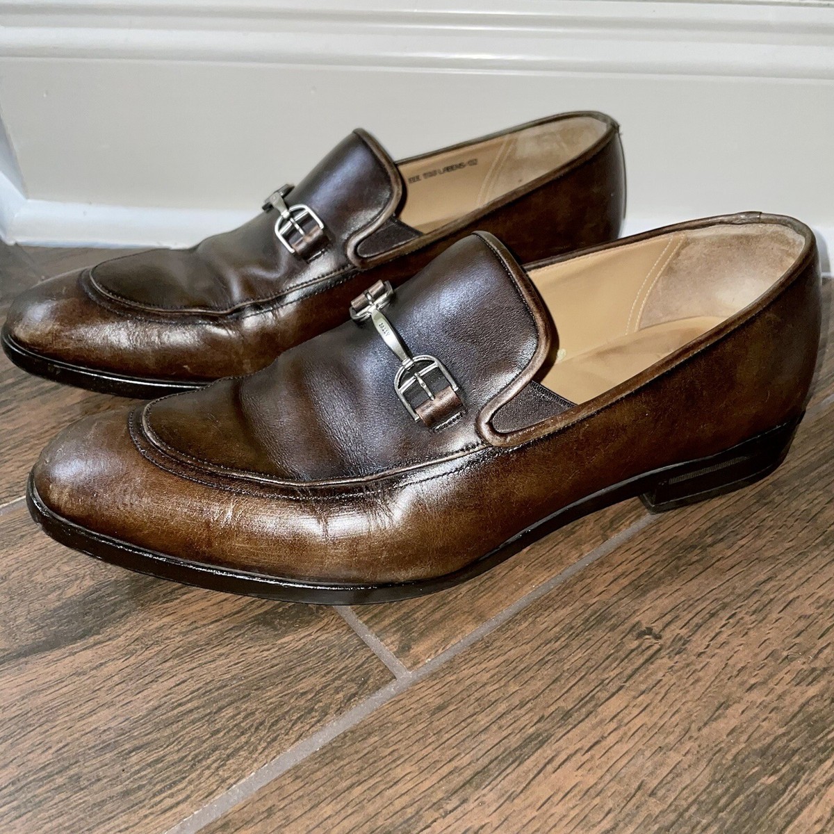 Bally horsebit loafers men’s size 10 $595 Mens Black Bally Leather Drivers Loafers Shoes Sz 10 D  main image 2