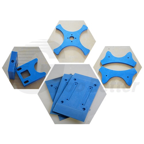 MC901 Bloc de plaque d'usinage plastique d'ingénierie feuille nylon moulé bleu 8 mm - 25 mm - Photo 12/12
