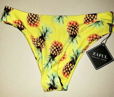yellow pineapple bikini