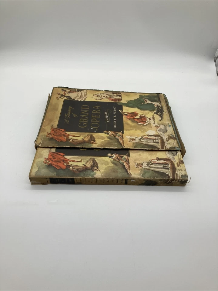 VINTAGE RARE 1946 "A Treasury of GRAND OPERA" 1st Ed. Edited By: Henry W. Simon - Image 3 of 4