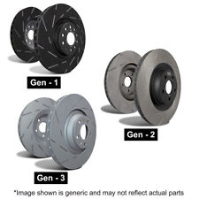 EBC USR Series Fine Slotted Disc Rotors Pair 238mm Rear For Renault USR571
