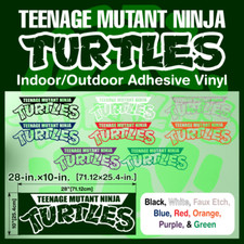 Teenage Mutant Ninja Turtles 10 Inch Wall/Window Decal.