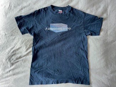 Vintage USPS T Shirt Mens Medium Murina USA Made Priority Mail Graphic Tee
