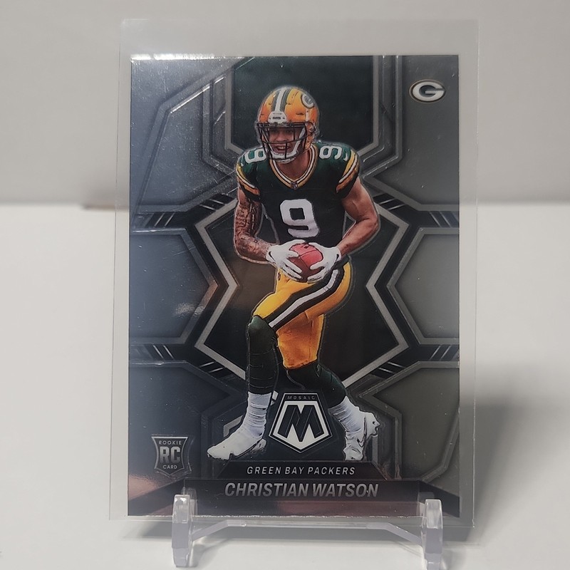 Panini 2022 Mosaic Rookies Christian Watson #327 RC Green Bay Packers Base Set