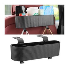 Car Headrest Backseat Organizer with Cup Holder, Seat Back Hanging Storage Bo...
