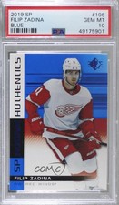 2019-20 SP Retail SP Rookie Authentics Blue Filip Zadina #106 PSA 10 GEM MT g6p
