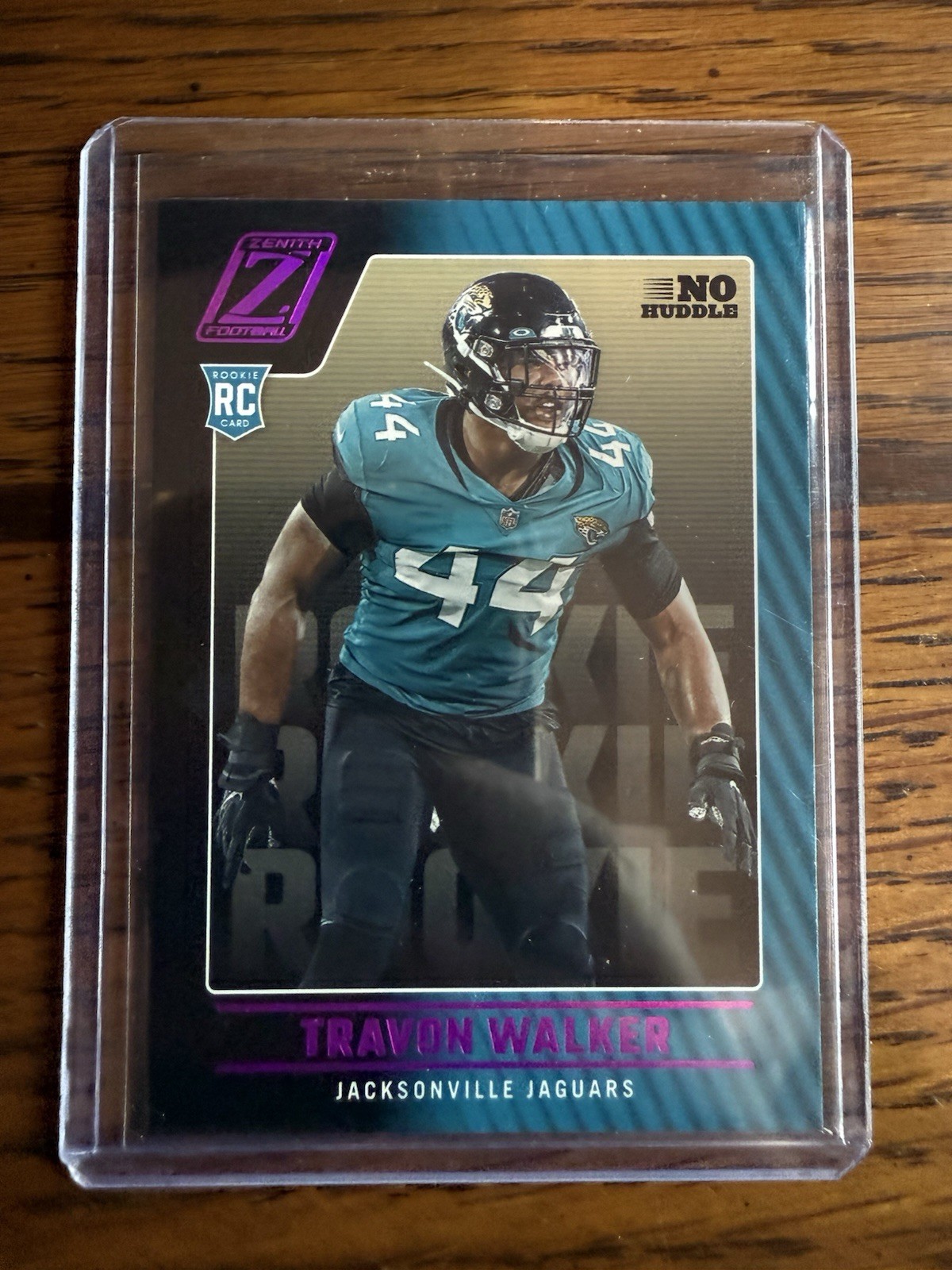 2022 Panini Zenith Travon Walker RC No Huddle Purple Parallel Jaguars #125