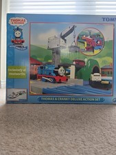 Thomas & Cranky Deluxe Action Train Set Tank Engine with Road