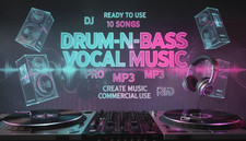 DRUM-N-BASS VOCAL Music, READY, DJ, 10 Songs,...