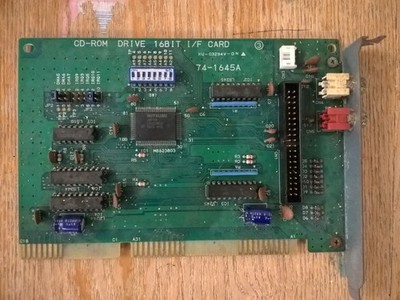 Mitsumi Proprietary CD-ROM Interface, ISA Bus, 74-1645A | eBay