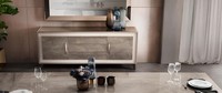 Kommode Anrichte Holz Buffet Vitrine Luxus Schrank MöBel Set Arredoclassic