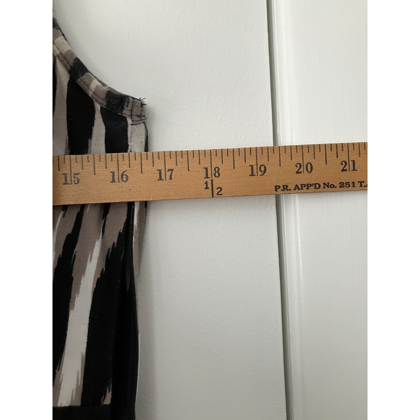 Unique Patchwork Print Sleeveless Maxi Dress Blac… - image 8