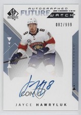 2018-19 SP Authentic Auto Future Watch 82/999 Jayce Hawryluk #233 Auto 8d4