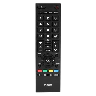 MARKENLOS CT-90326 Multifunktions TV Ersatz Fernbedienung Für Controller BAK