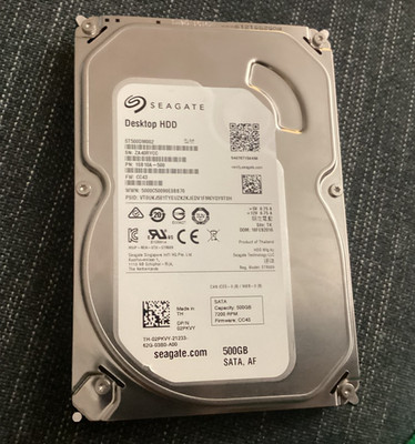 Seagate 500GB SATA 3.5'' Hard Drive (ST500DM002)