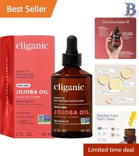 Multipurpose Organic Jojoba Oil - 60ml Natural Carrier Oil for Skin  Hair Care