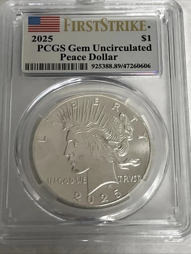 2025 PCGS UNCIRCULATED PEACE DOLLAR