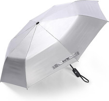 UPF 50 UV Protection Large Travel Umbrella 42 Inc Auto Open Close Windproof Sun
