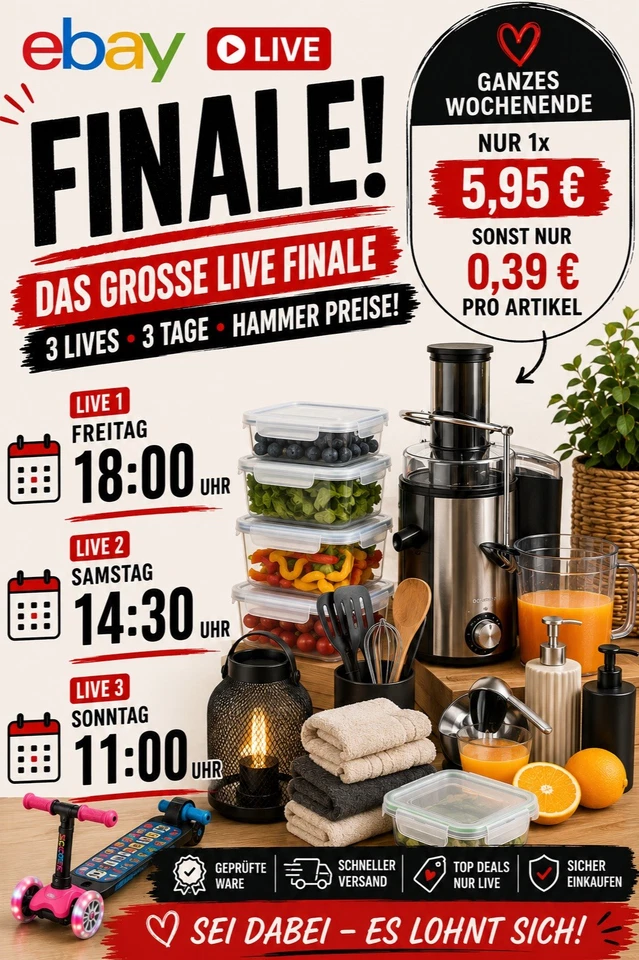 Finale 3 Tage Lasaro Live heute kommt es darauf an! Spar dich reich