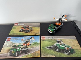 LEGO CREATOR Ocean Explorer #31045 & Chopper Transporter #31043 100% Complete