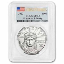 2022 1 oz American Platinum Eagle MS-69 PCGS 2723.90 per troy oz