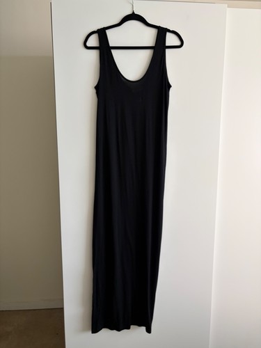 The Row Women's Black Chiveny Scoop-Neck Maxi Tank Dress Size M