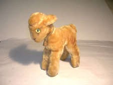 Vintage Steiff Zicky Baby Goat With Ear Button Bell