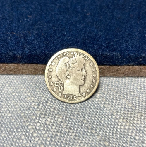 (#101982) Barber Quarter: 1916.  VG+.   #2