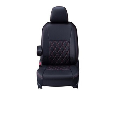 Sitzbezüge Clazzio Diamond schwarz und rot für Alphard/Vellfire (30er Serie)