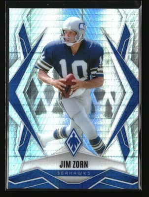 2025 Panini Phoenix #139 Jim Zorn Silver Hyper Prizm Seattle
