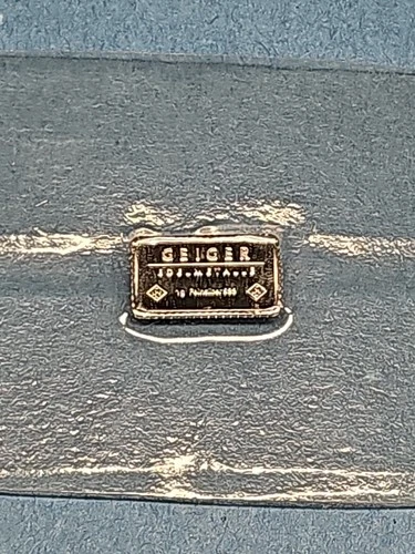 3 One Gram Generation 1 Geiger .999 Fine Silver Bar Sealed In Original Plastic