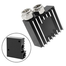 Thermalbypass 1 PC 76*62 Mm/2,99*2,44in Aluminiumlegierung Autoteile Schwarz