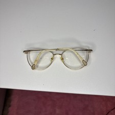 CHLO  - 1970's OVERSIZE ROUND OPTICAL /GOLD -