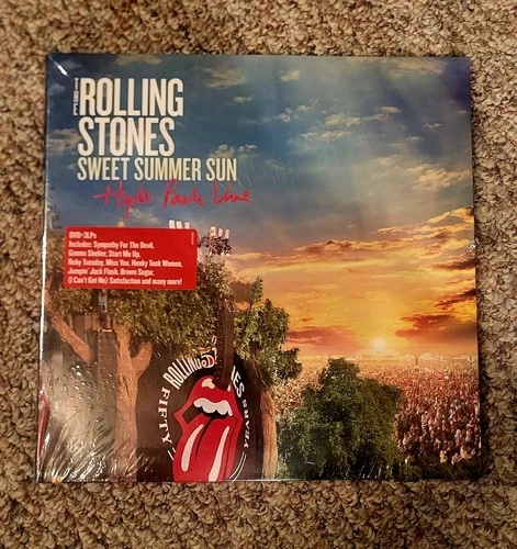 Sweet Summer Sun Hyde Park Live 3Lp + Dvd The Rolling Stones Vinyl Record Us