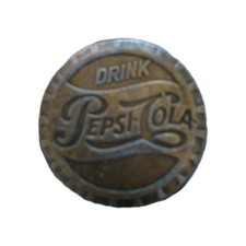 Vintage DRINK PEPSI COLA BOTTLE CAP Belt Buckle Lewis Buckles Chicago